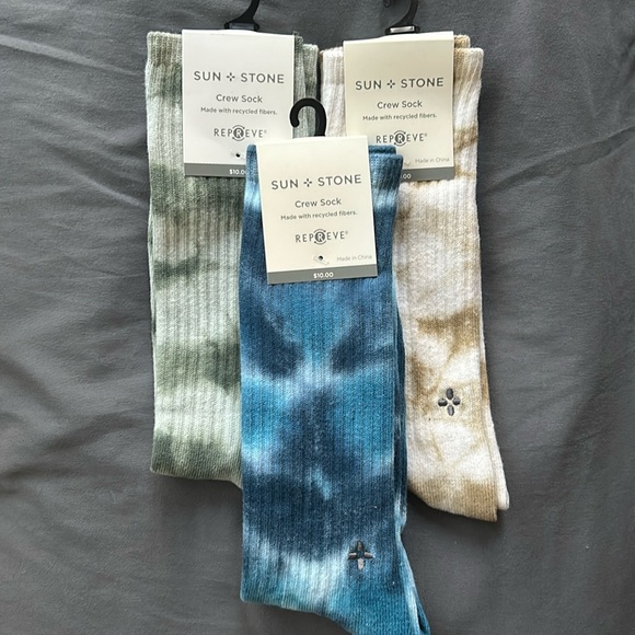 Sun + Stone Other - Sun + Stone 3 pairs crew socks